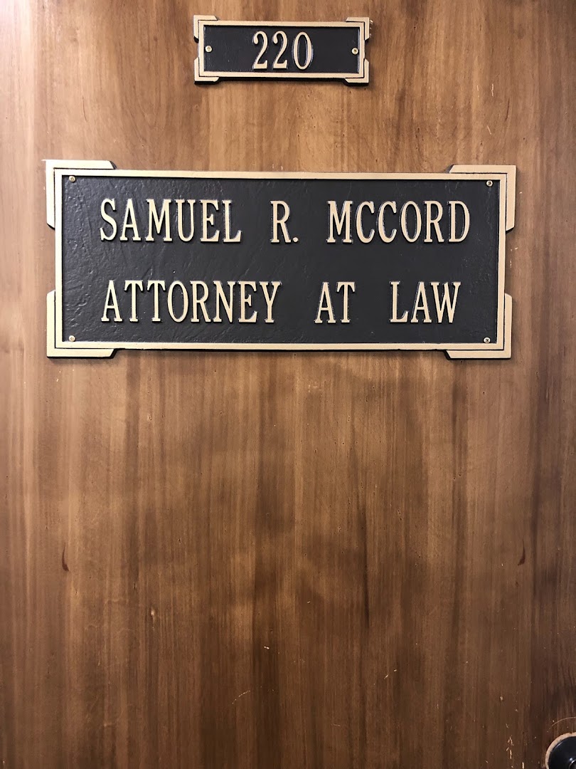 Samuel R. McCord Attorney at Law, P.C. attorney headshot